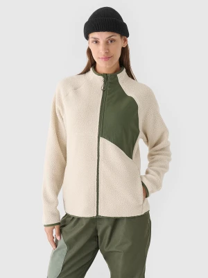 4F Polar sherpa ze stójką damski - beżowy L