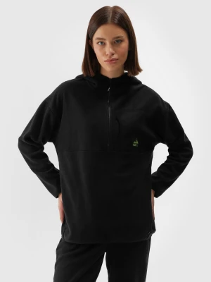 4F Polar z kapturem regular damski - czarny XS