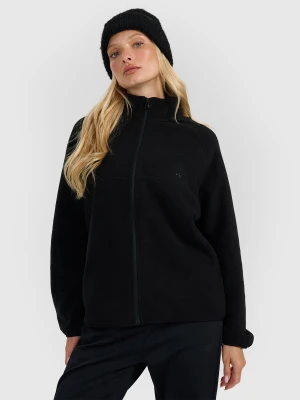 4F Polar ze stójką oversize damski - czarny S