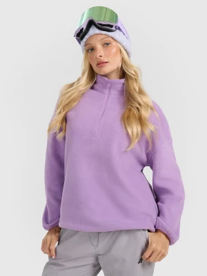 4F Polar ze stójką oversize damski - fioletowy XL