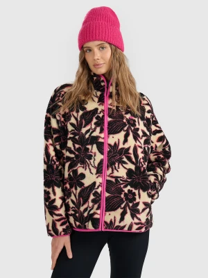 4F Polar ze stójką oversize damski - multikolor XS