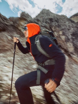 4F Polar ze stójką Polartec regular męski - czarny XL