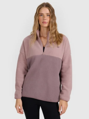 4F Polar ze stójką regular damski - beżowy M