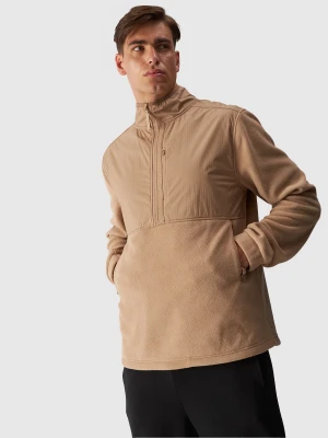 4F Polar ze stójką regular męski - beżowy M