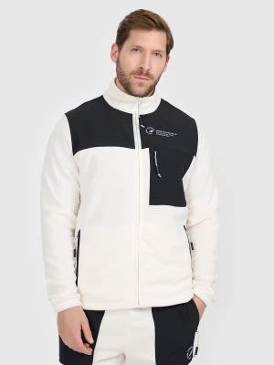 4F Polar ze stójką regular męski - beżowy M