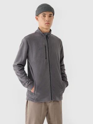 4F Polar ze stójką regular męski - szary XXL