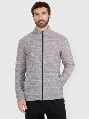 4F Polar ze stójką regular męski - szary 3XL