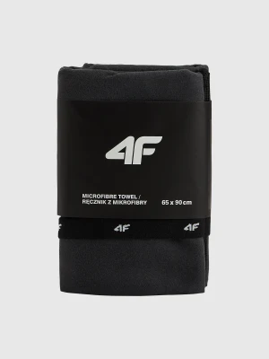 4F Ręcznik sportowy szybkoschnący S (65 x 90 cm) - czarny 65x90cm