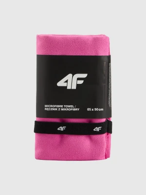 4F Ręcznik sportowy szybkoschnący S (65 x 90 cm) - różowy 65x90cm