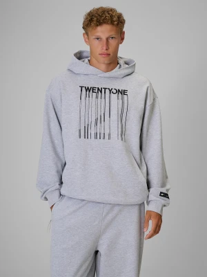 4F Regular Size: Bluza dresowa loose z kapturem 4F | Tomasz Fornal - szara M