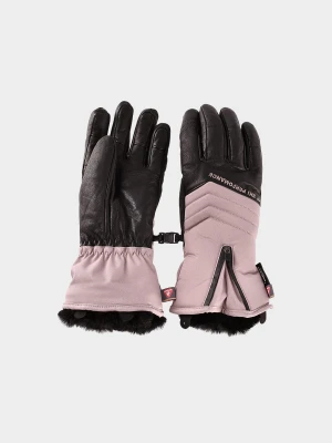 4F Rękawice narciarskie PrimaLoft Gold damskie - beżowe XL