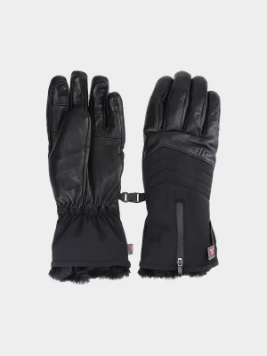 4F Rękawice narciarskie Primaloft Gold membrana 10000 damskie - czarne XL
