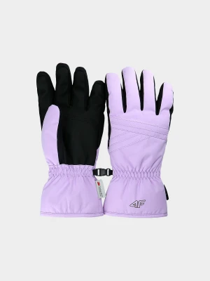 4F Rękawice narciarskie Thinsulate damskie - fioletowe M