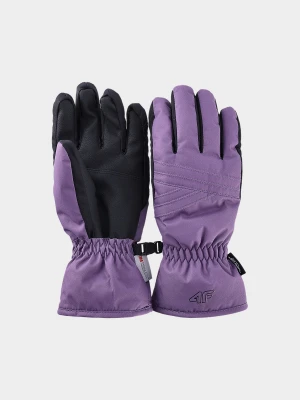 4F Rękawice narciarskie Thinsulate damskie - fioletowe XL