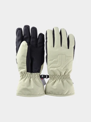 4F Rękawice narciarskie Thinsulate damskie - oliwkowe/khaki M
