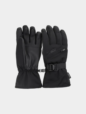 4F Rękawice snowboardowe Thinsulate membrana 10000 męskie - czarne S