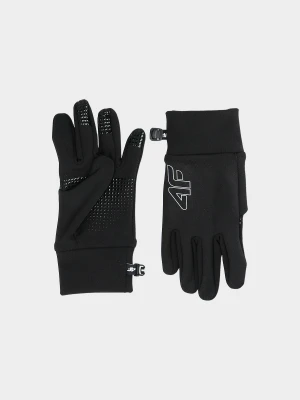 Zdjęcie produktu 4F Rękawiczki dzianinowe Touch Screen dziecięce - czarne L/XL