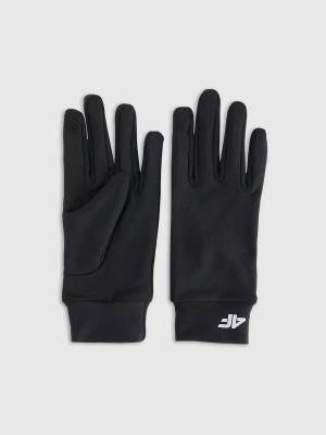 4F Rękawiczki dzianinowe Touch Screen uniseks - czarne S