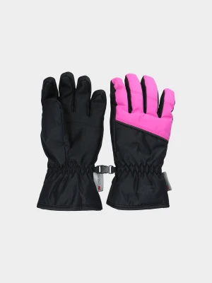 4F Rękawiczki narciarskie dziecięce - różowe S