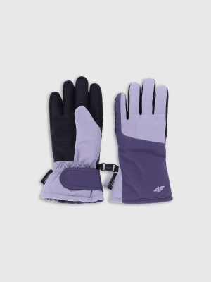 4F Rękawiczki narciarskie Thinsulate dziecięce - fioletowe M
