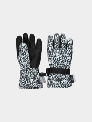 4F Rękawiczki narciarskie Thinsulate dziewczęce - multikolor M