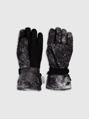 4F Rękawiczki narciarskie Thinsulate membrana 5000 męskie - szare S