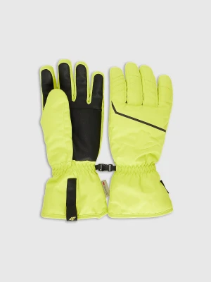 4F Rękawiczki narciarskie Thinsulate z membraną NeoDry męskie - zielone M