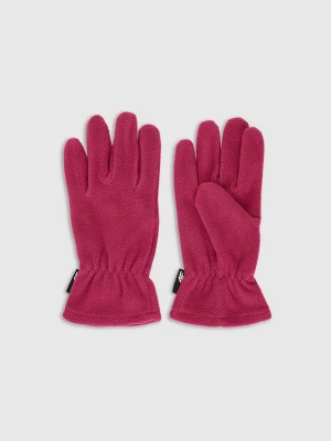 4F Rękawiczki polarowe dziecięce - różowe L/XL