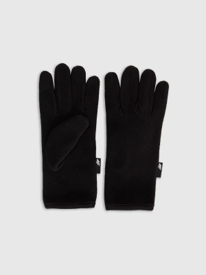 4F Rękawiczki polarowe Touch Screen uniseks - czarne L