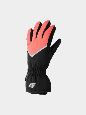 4F Rękawiczki w kolorze czarno-koralowym rozmiar: S