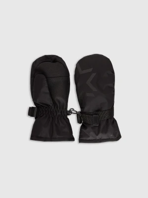 4F Rękawiczki zimowe z jednym palcem dziecięce - czarne L/XL