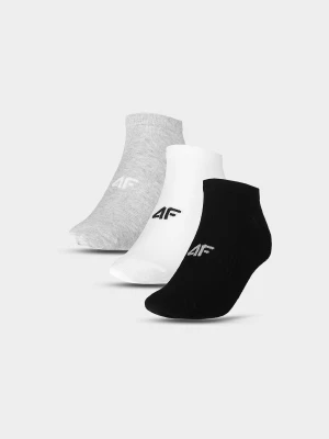 4F Skarpetki casual przed kostkę (3-pack) męskie - multikolor 32-34