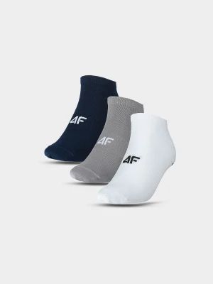 4F Skarpetki casual przed kostkę (3-pack) męskie - multikolor 35-38