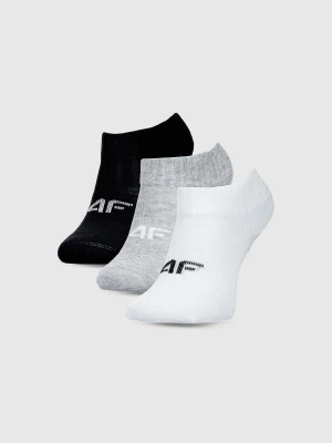 4F Skarpetki casual za kostkę (3-pack) chłopięce - multikolor 35-37