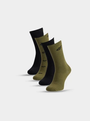 4F Skarpetki casual za kostkę (3-pack) chłopięce - multikolor 35-37