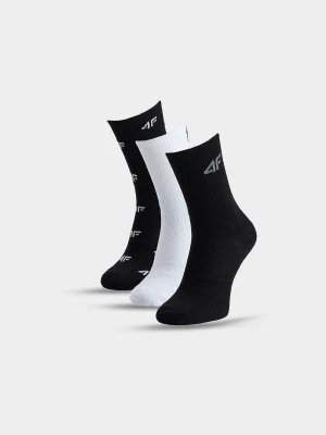 4F Skarpetki casual za kostkę (3-pack) chłopięce - multikolor 35-37