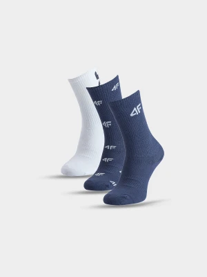 4F Skarpetki casual za kostkę (3-pack) chłopięce - multikolor 32-34