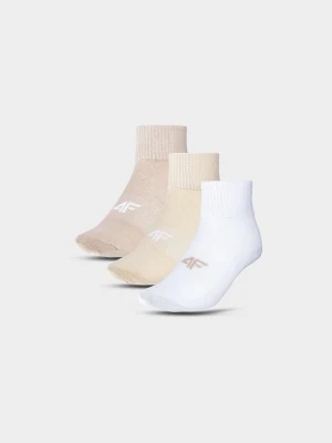 4F Skarpetki casual za kostkę (3-pack) dziecięce - multikolor 38-40