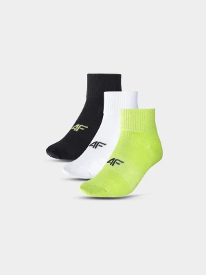 4F Skarpetki casual za kostkę (3-pack) dziecięce - multikolor 38-40