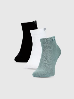 4F Skarpetki casual za kostkę (3-pack) dziewczęce - multikolor 32-34