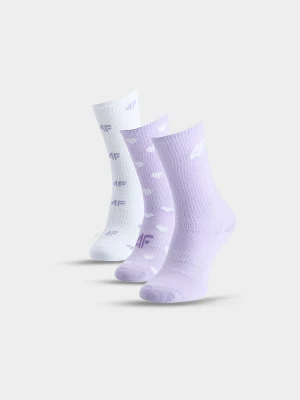 4F Skarpetki casual za kostkę (3-pack) dziewczęce - multikolor 38-40