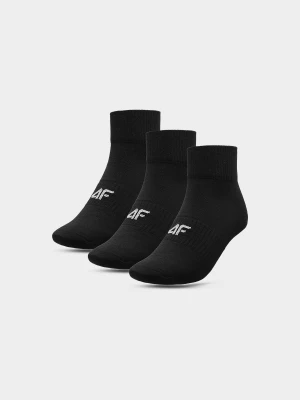 4F Skarpetki casual za kostkę (3-pack) męskie - czarne 32-34