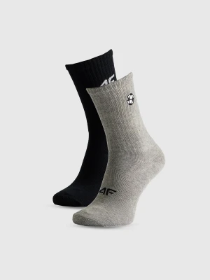 4F Skarpetki długie (2-pack) chłopięce - multikolor 32-34