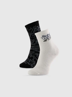 4F Skarpetki długie (2-pack) chłopięce - multikolor 38-40