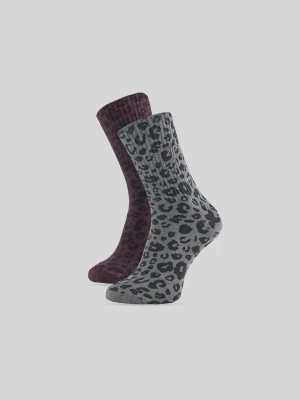 4F Skarpetki długie (2-pack) damskie - multikolor 39-42