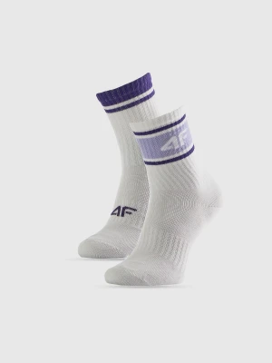 4F Skarpetki długie (2-pack) dziewczęce - multikolor 38-40