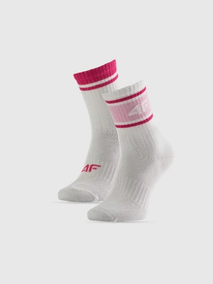 4F Skarpetki długie (2-pack) dziewczęce - multikolor 38-40