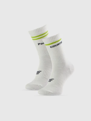 4F Skarpetki długie (2-pack) męskie - białe 43-46