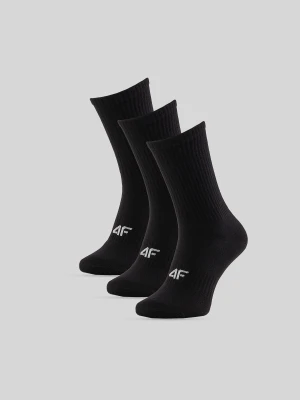 4F Skarpetki długie (3-pack) damskie - czarne 35-38