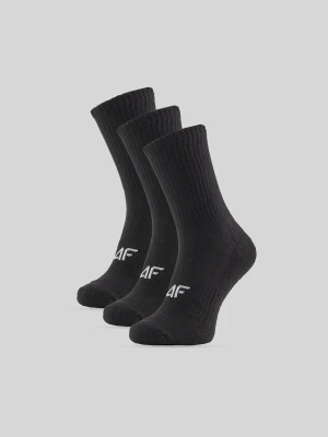4F Skarpetki długie (3-pack) damskie - czarne 39-42